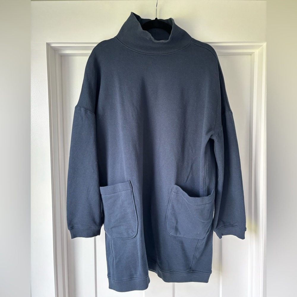 Navy tunic dress